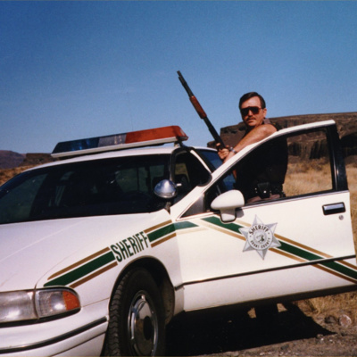 Scott talks to author William E. Sarge McClintock